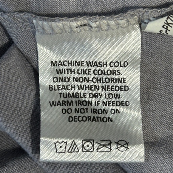 Women's Christmas Long Sleeve Top “LIT” Distressed Gray Light Bulbs Size-M EUC - Picture 5 of 8